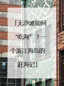 无沙滩如何“吃海”？一个浙江海岛的赶海记